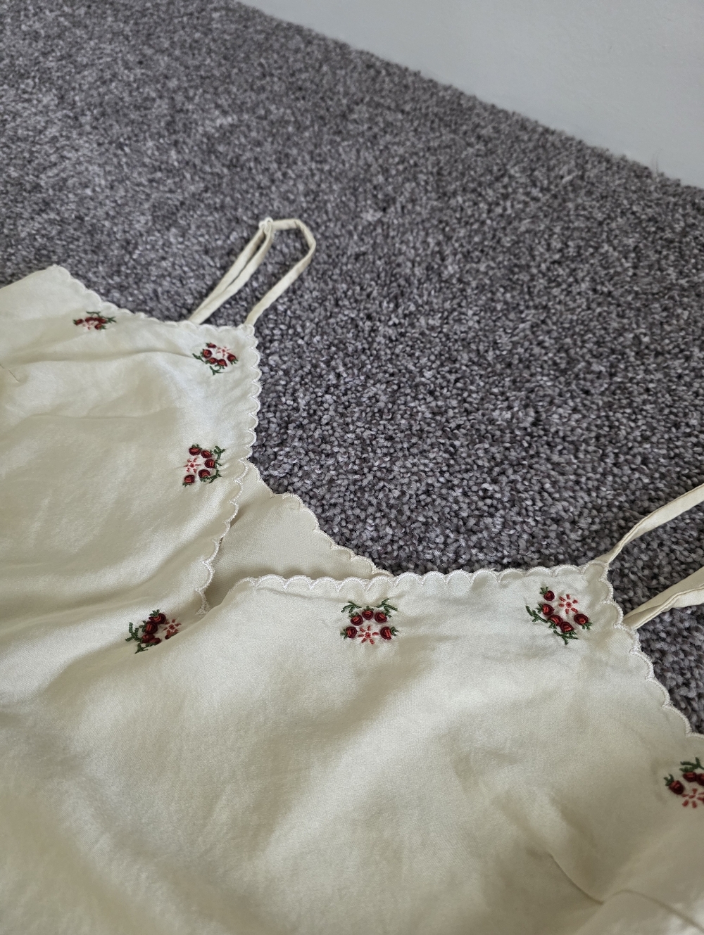 Doen Silk Cami and Shorts Sleep Pajama Set Size Medium - Picture 2 of 7